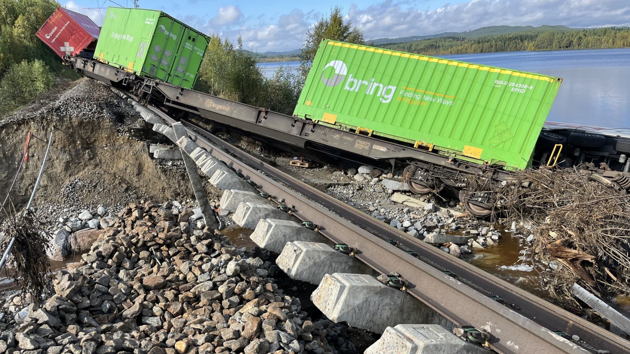 Urspårning vid Stugusjön Skorped.