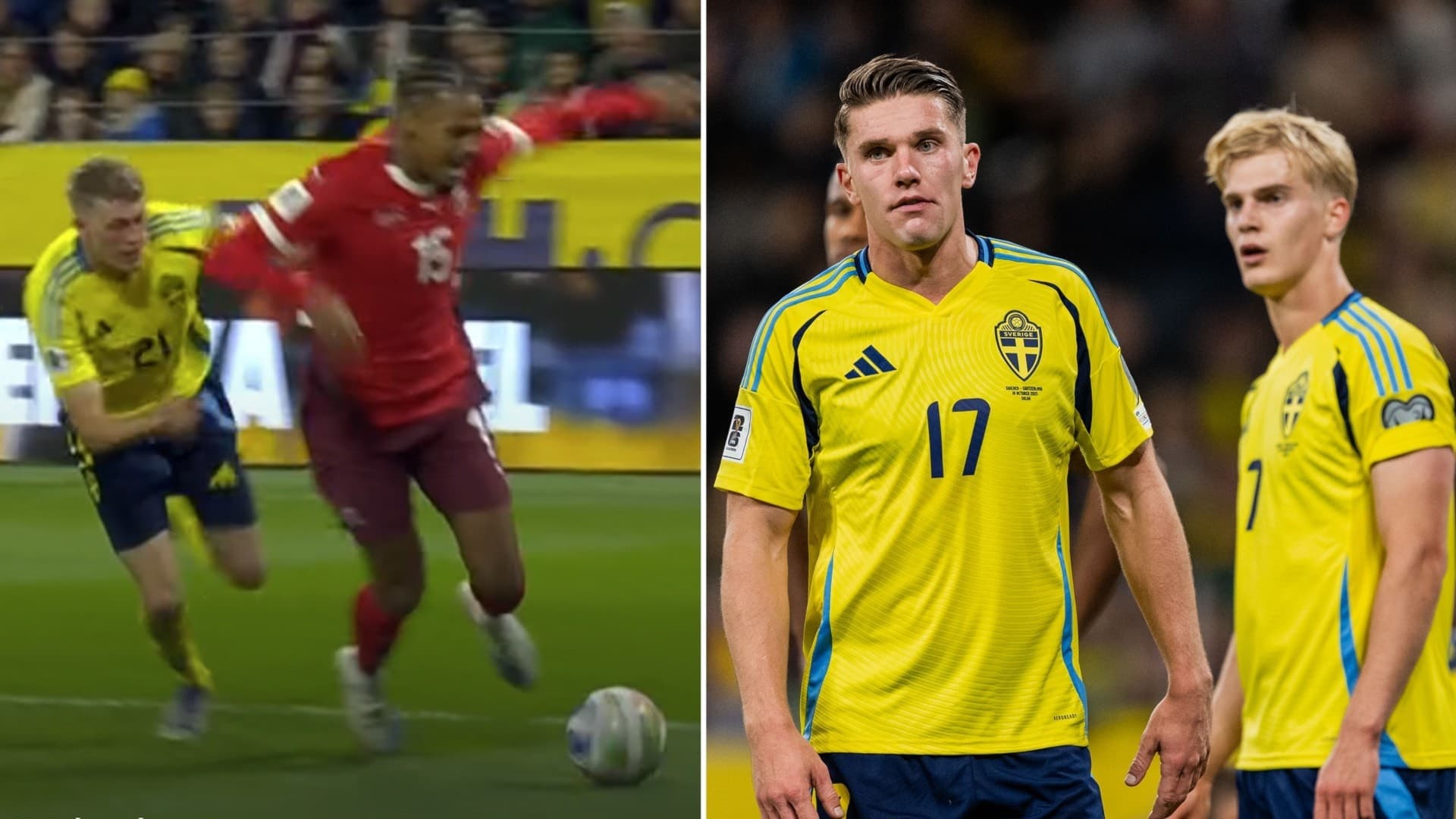 Sverige förlorade mot Schweiz.
