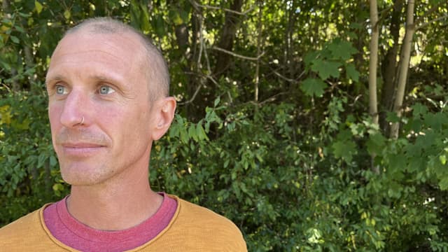 Johan Sjöström är skogsbrandsforskare på RISE.