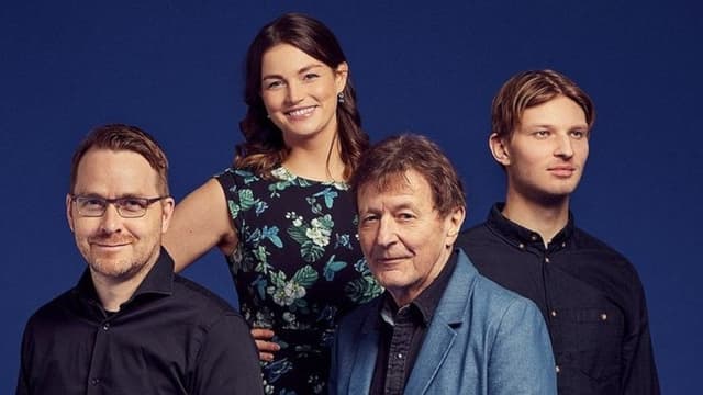 Trøen Arnesen Quartet. Fr v Ole Marius Sandberg, Elisabeth Lid Trøen, Dag Arnesen och Sigurd Steinkopf