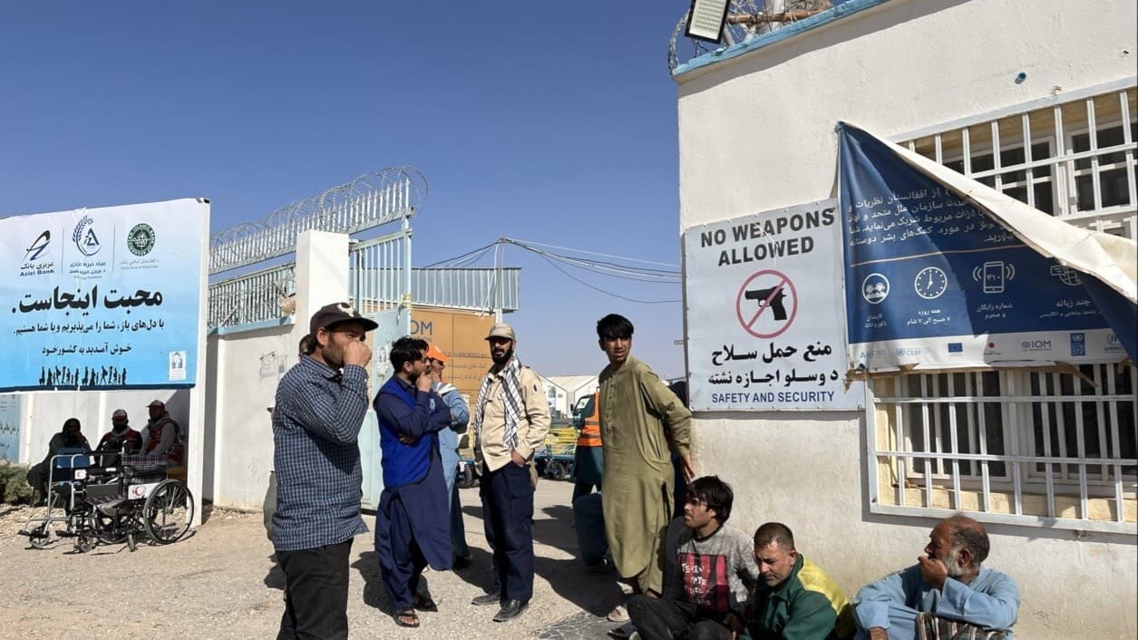 Flyktingläger i Islamqala.