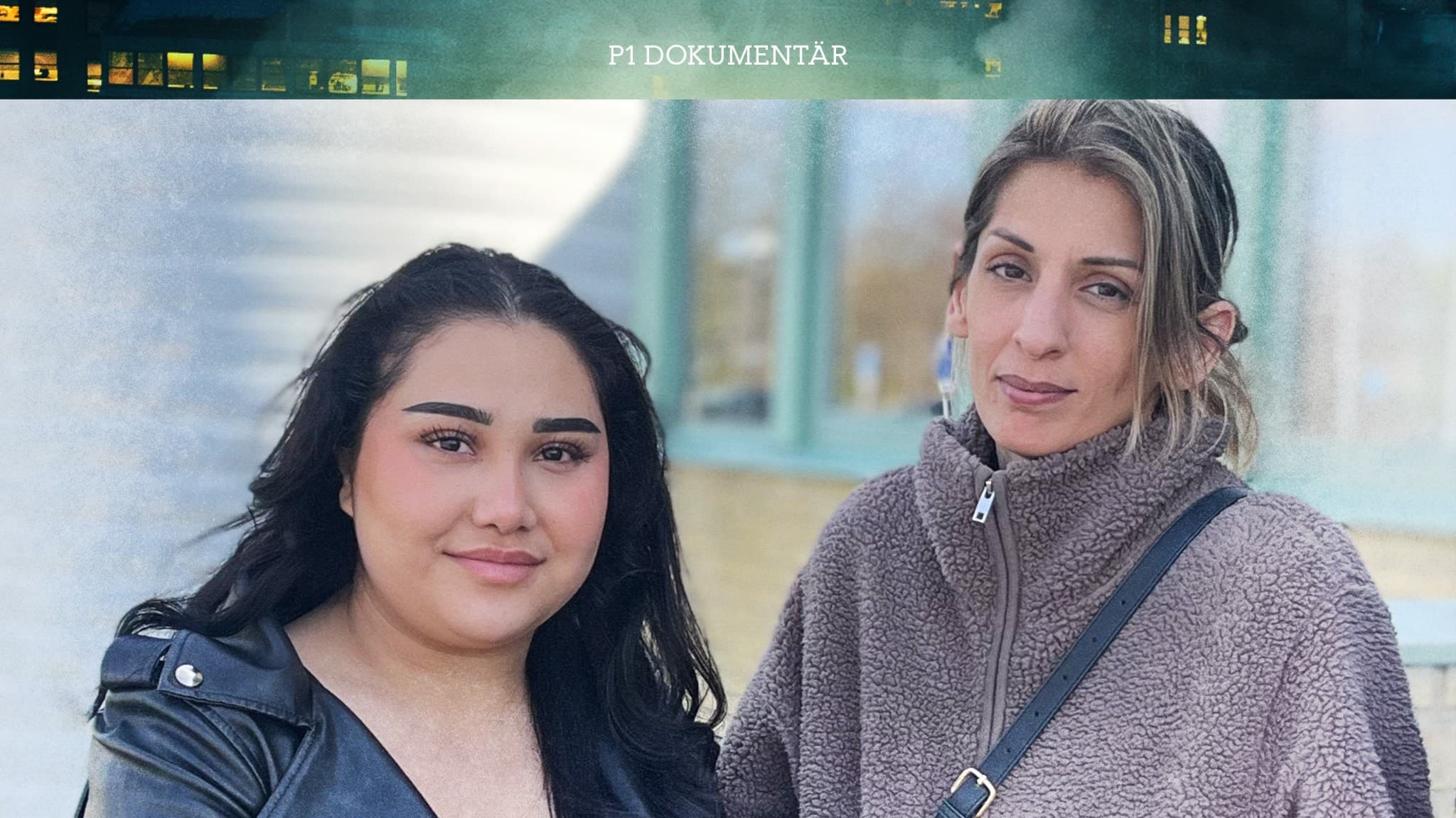 Zarah och Hellen, närbild.