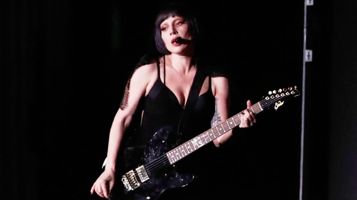 Lady Gaga inför sin konsert i Rio de Janeiro