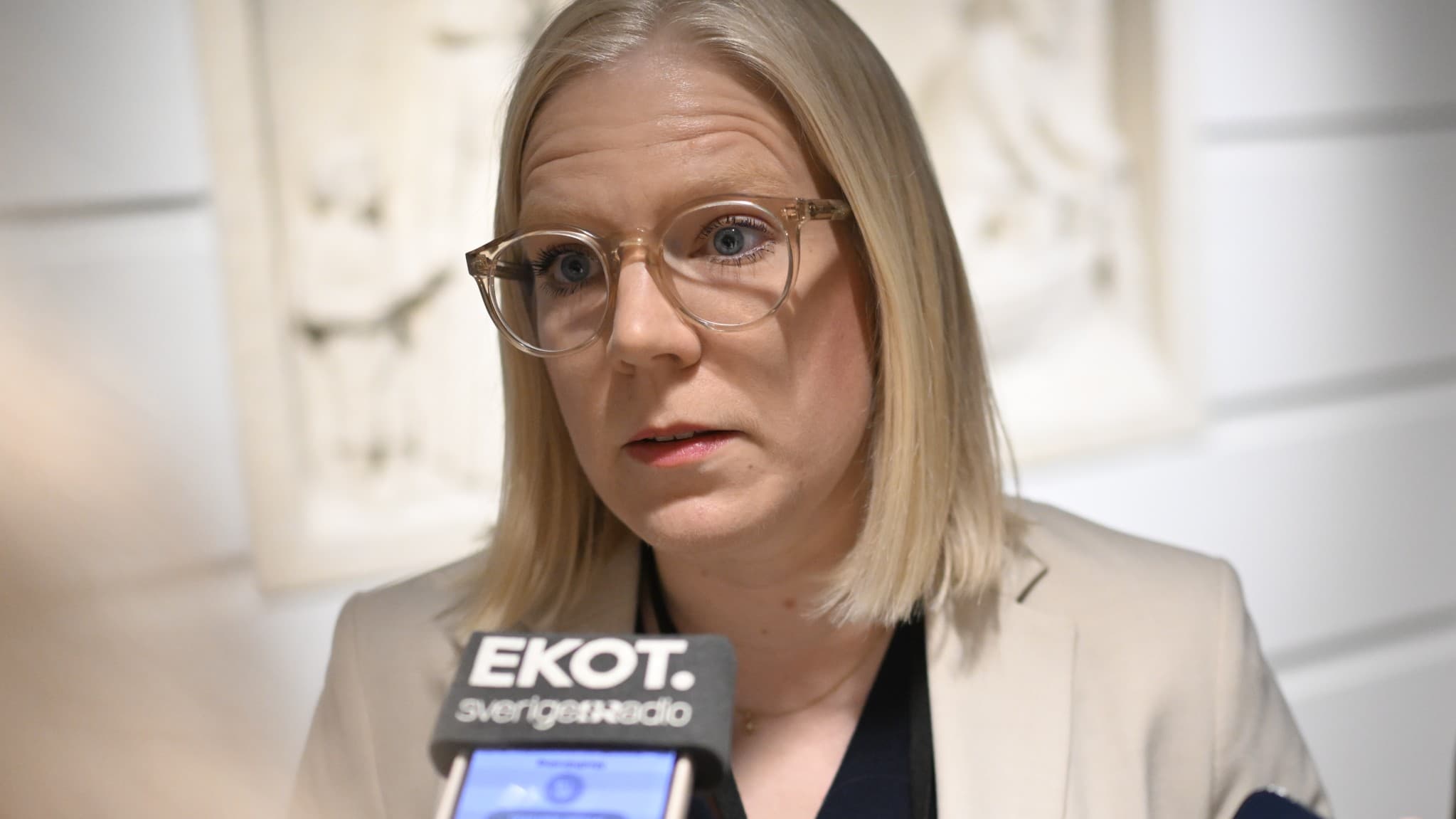 Karin Ernlund, Centerpartiets partisekreterare.