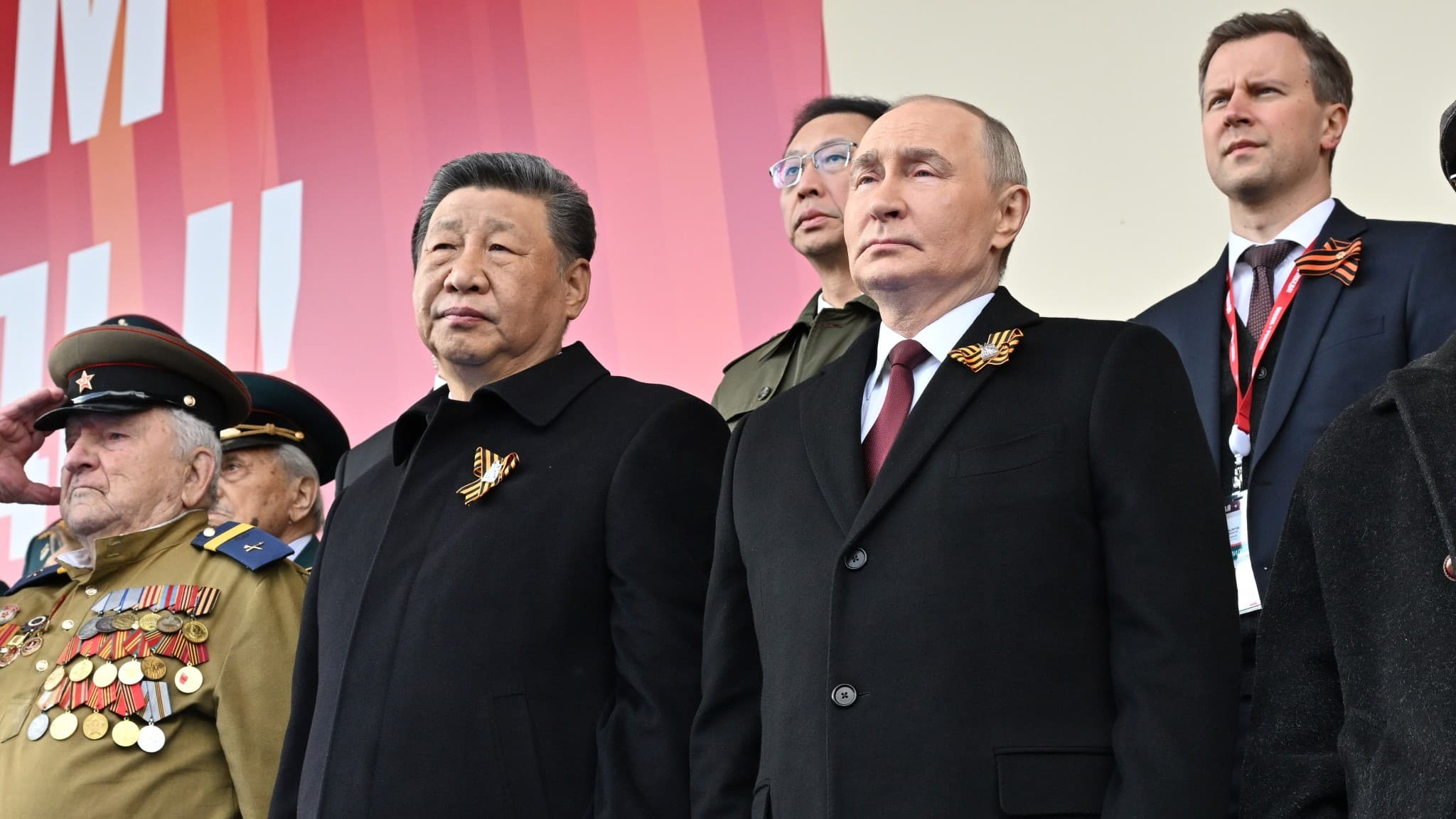 Xi Jinping och Vladimir Putin.