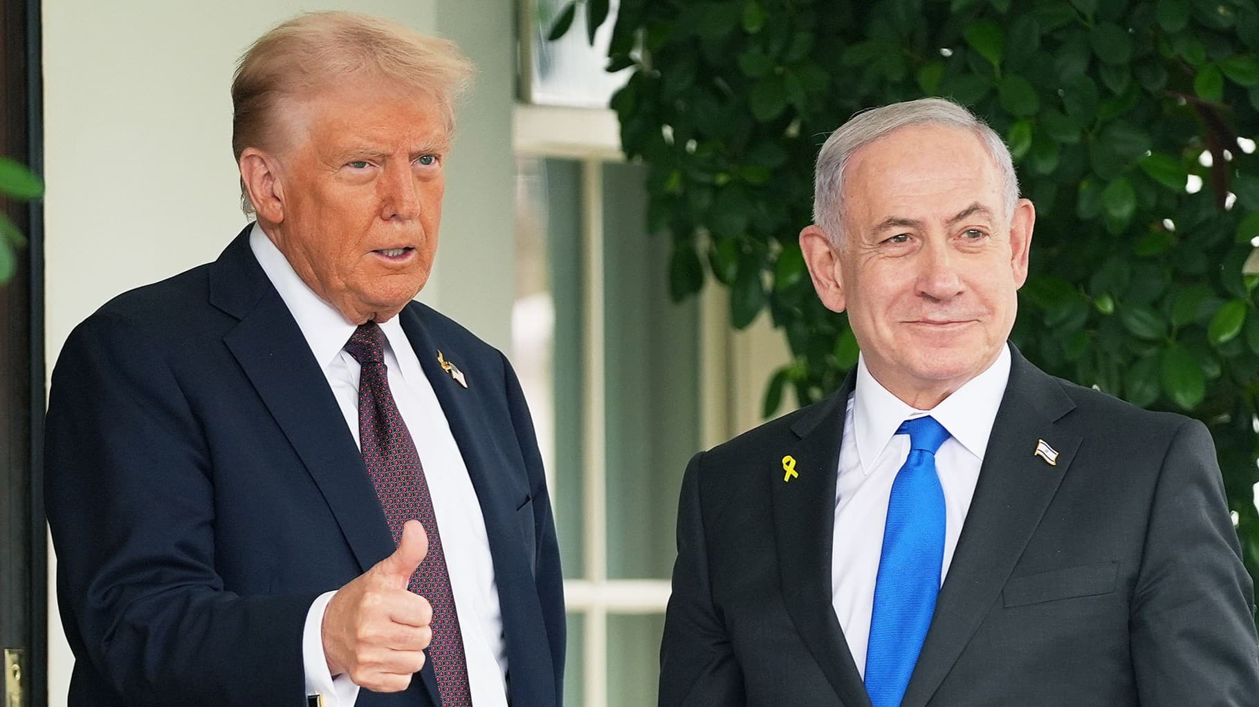 Donald Trump och Benjamin Netanyahu