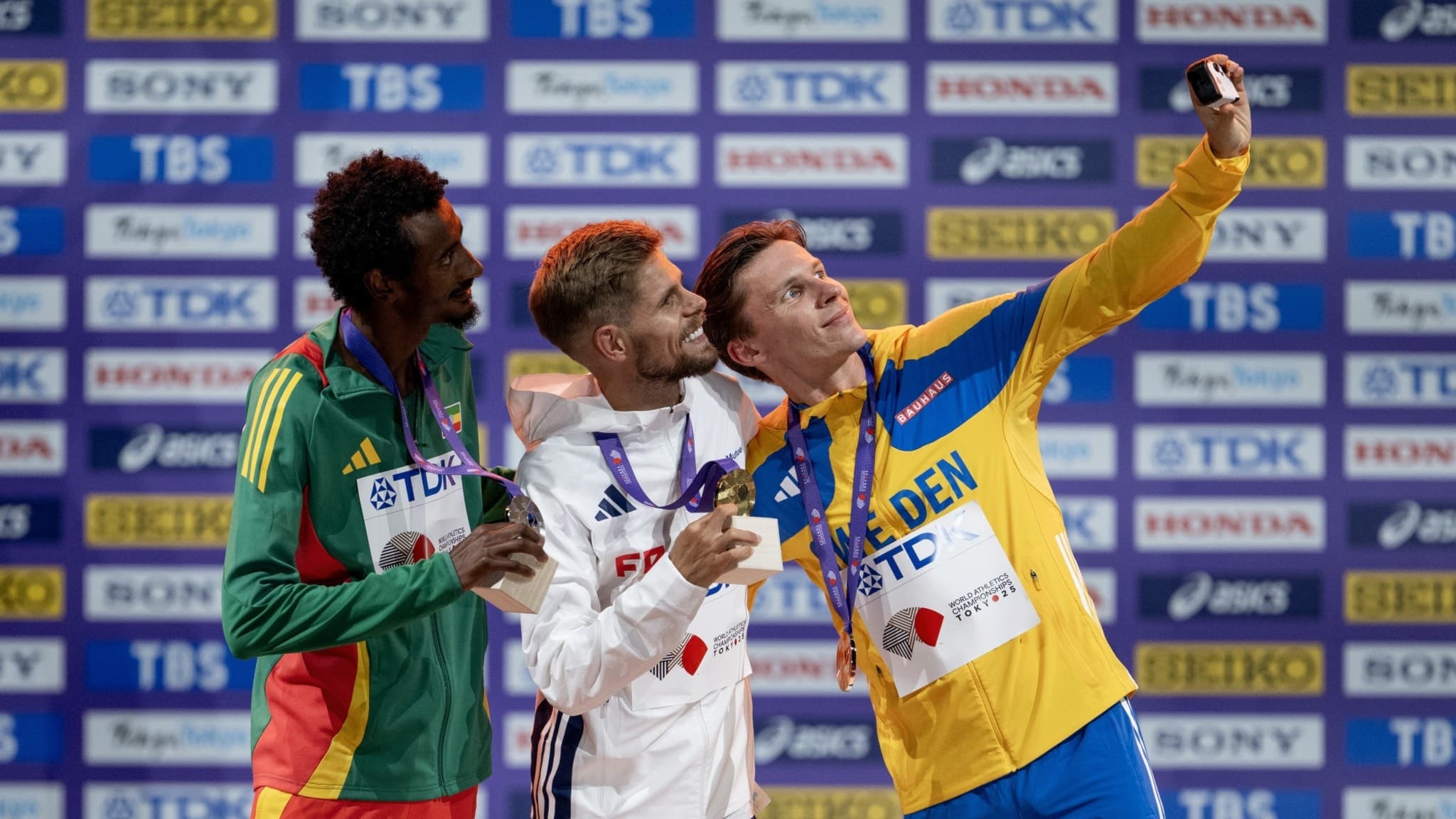VM-medaljören Andreas Almgren i Tokyo.
